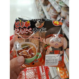 ecook ญี่ปุ่น ราเม็งกึ่งสำเร็จรุป รส กระเทียม hisupa fuji tokyo ramen piri kara ninku aji 120g