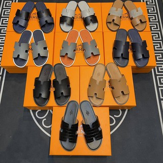 New Arrivals  Hermès Men Sandal  ราคา 2199.- Size 40-45