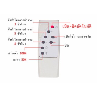 รีโมท โซล่าเซลล์ JD-8810 - JD-8200 โคมไฟสปอตไลท์(เฉพาะรีโมทนะค่ะ)...