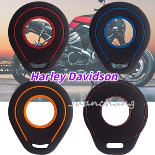 เคสกุญแจรีโมทรถยนต์ ซิลิโคน สําหรับ Harley Davidson VRSC Sportster Softail Touring Trike