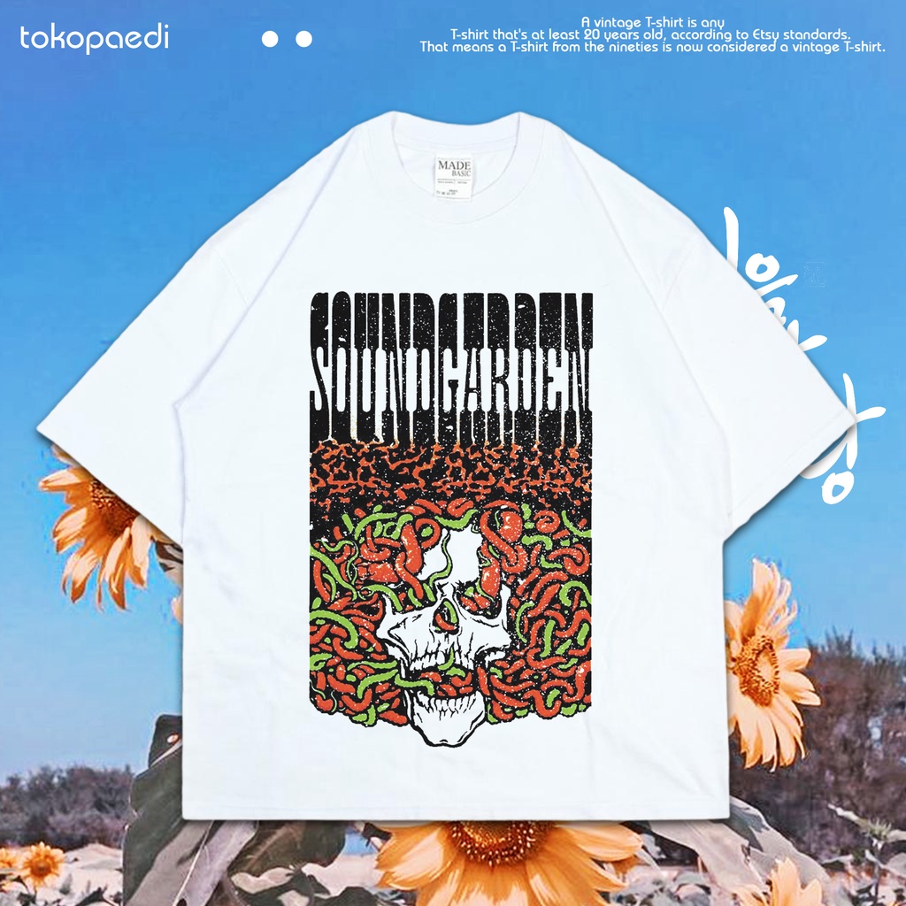 1994 SOUNDGARDEN Band เสื้อยืด Oversize Grunge - SOUNDGARDEN Oversize T-shirt Band