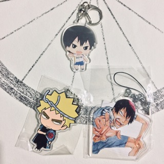 JAPAN Acrylic strap Yowamushi Pedal Anime พวงกุญแจ สายห้อย อะคริลิก โอตาคุน่องเหล็ก อนิเมะ การ์ตูน ญ