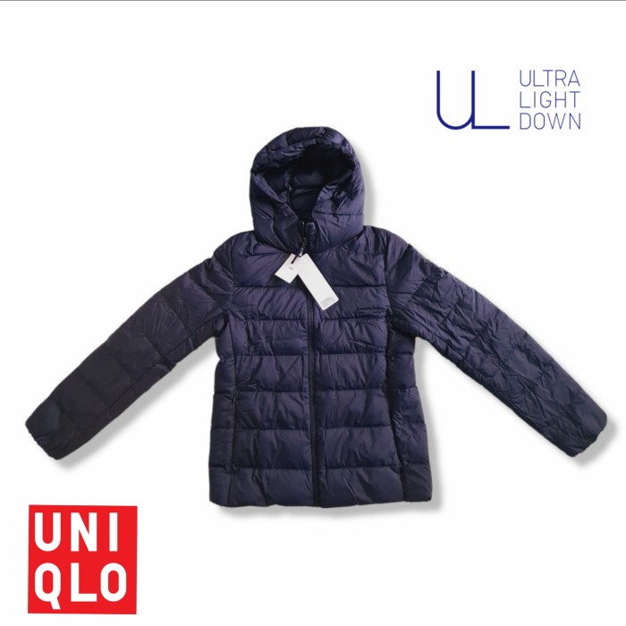 R3stock UNIQLO PARKA ULTRA LIGHT DOWN JACKET HOODIE - เสื้อแจ็กเก็ตกันหนาว L: #1