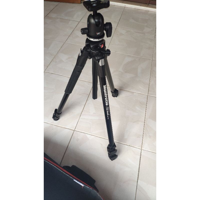 ขาตั้งกล้อง Manfrotto 290 DUAL Kit(มือสอง), Alu 3 sec. tripod w/ 90°column and ball head