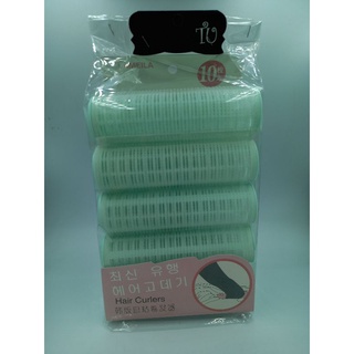 โลม้วนผม โลขน โลม้วนผมชนิดยาวพิเศษ 10ชิ้น