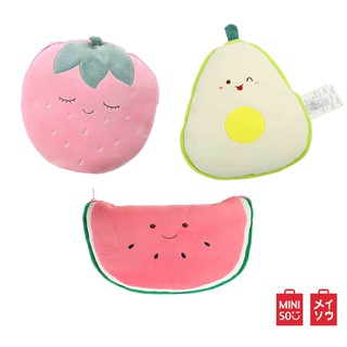 MINISO ผ้าห่ม ผ้าห่มนวม ผ้านวม ผ้าคลุมไหล่ หมอนผ้าห่ม ลาย ผลไม้ Fruit Series