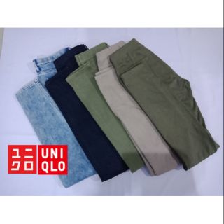 กางเกงผ้ายืด ไซส์ S UNIQLO 💯 ผ้านิ่ม ใส่สบาย