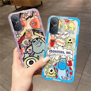 เคสโทรศัพท์ 2022 New Handphone Case for Huawei Nova 9 SE 8i Honor X9 X8 50 Lite P50 Pro Cartoon Monster University Pattern Casing Silicagel TPU Soft Case Shock-proof Protective Back Cover เคส