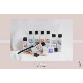 น้ำยาทำลายแตก Crackle Medium นำ้ยาแตกลายงา ไร้กลิ่นปลอดสาร งาน Decoupage ทำสีไม้เก่า วินเทจ ใช้กับสีอครีลอคบนทุกพื้นผิว