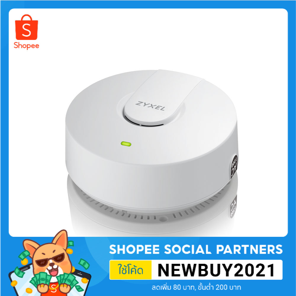 (ร้านไทย ประกันLifetime)Zyxel NAP102 Dual-Radio Nebula Cloud Managed AP ฟรี Cloud Premium license 3ป