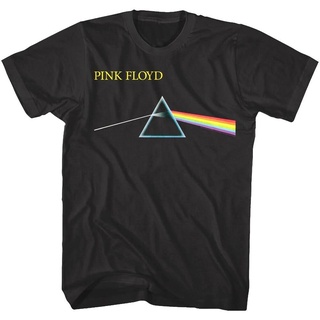 เสื้อยืดผ้าฝ้ายพิมพ์ลายแฟชั่นเสื้อยืด พิมพ์ลายอัลบั้ม Pink Floyd Prism Dark Side of The Moon สําหรับผู้ชาย