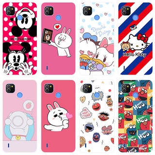 เคสสำหรับ Tecno Pop 4 LTE Case Silicone Back Cover Soft Casing Tecno Pop4 LTE Cartoon TPU เคส