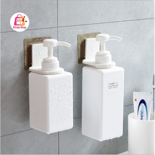 ที่แขวนขวดแชมพู ขวดครีมนวดผม เจลล้างมือ สบู่ แบบหัวปั๊ม ไม่ต…