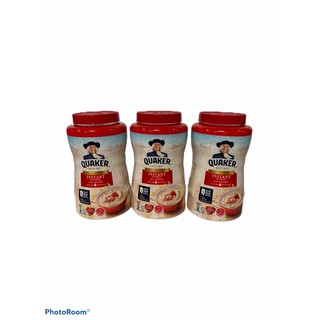 QUAKER!! Instant Oatmeal RED.. 1Kg 1SETCOMBO 3กระป๋อง ราคาพิเศษ สินค้าพร้อมส่ง