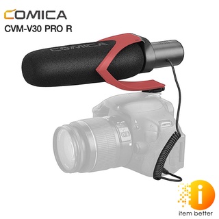 ไมโครโฟน COMICA SHOTGUN VIDEO MICROPHONE CVM-V30 PRO RED ไมโครโฟนวิดีโอสําหรับกล้อง พร้อมส่งในไทย