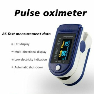 พร้อมส่งในไทยรับประกัน1ปี Pulse Oximeters ฟรีกระเป๋า+ถ่าน3A*2ก้อน วัดออกซิเจนในเลือด เครื่องวัดออกซิเจนปลายนิ้ว