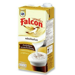 นกเหยี่ยว Falcon นมตีฟอง ขนาดบรรจุ 1000 มล./12 กล่อง (ยกลัง)