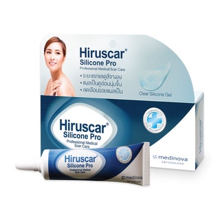 Hiruscar ฮีรูสการ์ ซิลิโคน โปร ครีมดูแลรอยแผลเป็น รอยนูน SILICONE PRO 4g/10 g.