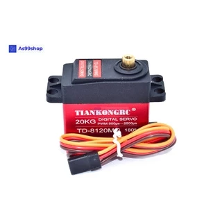 เซอร์โวแรงบิดสูง TD-8120MG 20KG Digital Servo เฟืองโลหะ แรงบิดสูง สำหรับรถบังคับ เรือบังคับ หุ่นยนต์ (4.8–6.6V)