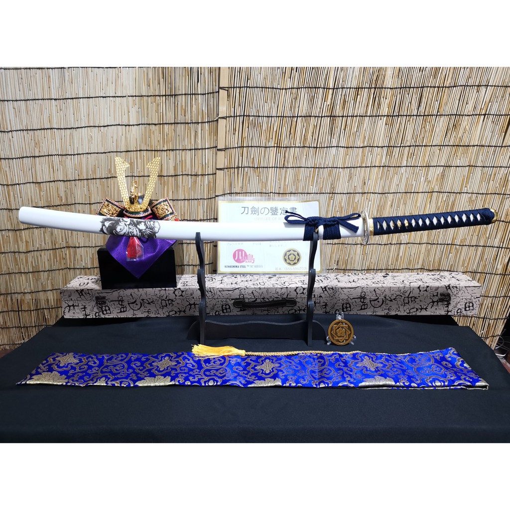 ดาบซามูไร คาตานะ Samurai Katana T10 SAKAMOTO Hamon แท้