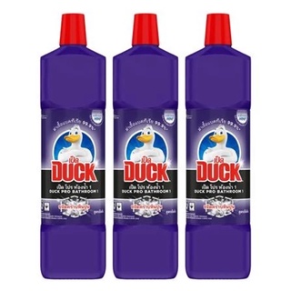น้ำยาทำความสะอาด ห้องน้ำ เป็ด 900ml แพ็ค3 ม่วง. LIQUID CLEANING BATHROOM DUCK 900ml 3 PCS PURPLE