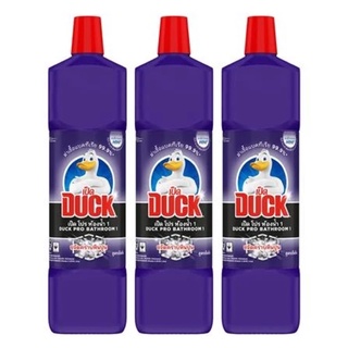 น้ำยาทำความสะอาด ห้องน้ำ เป็ด 900ml แพ็ค3 ม่วง. LIQUID CLEANING BATHROOM DUCK 900ml 3 PCS PURPLE