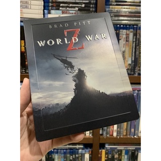 Blu-ray แท้ Steelbook เรื่อง World War Z : เสียงไทย บรรยายไทย #รับซื้อแผ่น Blu-ray แท้