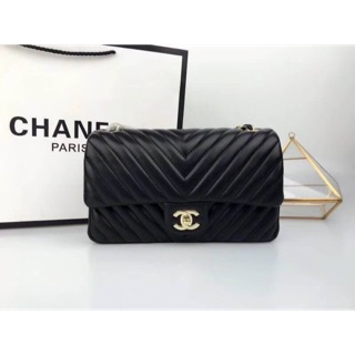 💯 CHANEL CLASSIC MEDIUM  BLACK BAG 🍭