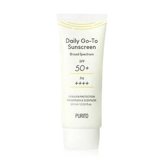 [สินค้าของแท้100%_ส่งตรงจากเกาหลี] Purito  Daily Go-To Sunscreen 60ml