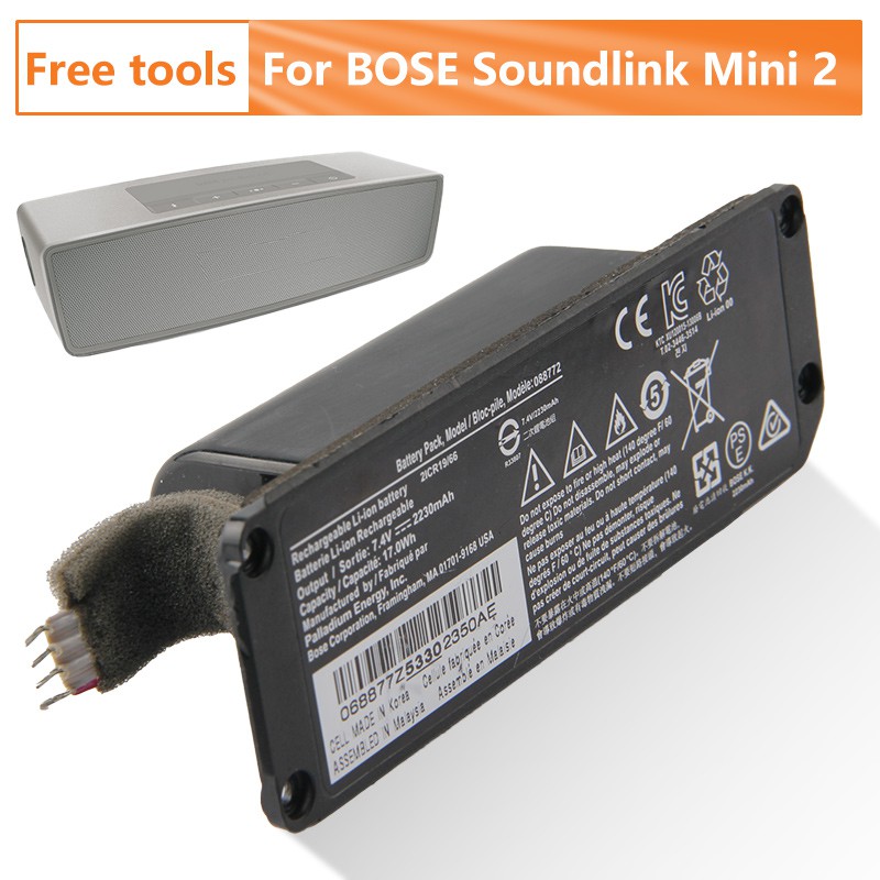 แบตเตอรี่ทดแทนเดิมสำหรับ BOSE Soundlink Mini 2 II Bose 088789 088796 088772แบตเตอรี่แท้