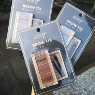 Ashley Brow Fix Brow Kit 3 Color Eyebrow Powder เซ็ตเขียนคิ้ว  มีให้เลือก 4 เซ็ต
เซ็ทเขียนคิ้ว เกลี่ยง่าย เม็ดสีสวยคมชัด