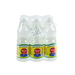 ถูกที่สุด✅  ทิพรส น้ำส้มสายชู 300 มล. x 6 ขวด Tiparos Distilled Vinegar 300 ml x 6 Bottles