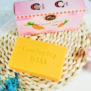 สบู่​แครอท​เพียว​ Carrot Pure Soap​ by​ K&amp;A