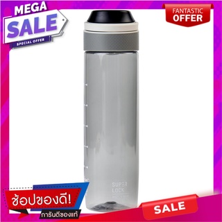 ขวดน้ำ TRITAN SUPER LOCK P111GY 0.75 ลิตร สีเทา ภาชนะใส่น้ำและน้ำแข็ง TRITAN WATER BOTTLE SUPER LOCK P111BL 0.75L GREY