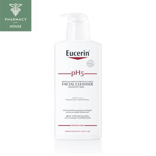 //ของแท้ฉลากไทย//  Eucerin pH5 SENSITIVE SKIN FACIAL CLEANSER 400 ml.