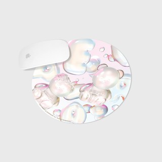 [earpearp] COVY BUBBLE WORLD-PINK (mouse pad) แผ่นรองเมาส์ แท้100%