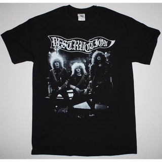 [S-5XL] GILDAN 【Sportwear】ใหม่ เสื้อยืดลําลอง ผ้าฝ้าย 100% แขนสั้น พิมพ์ลาย Destruction Sentence Of Death Thrash Band Kr