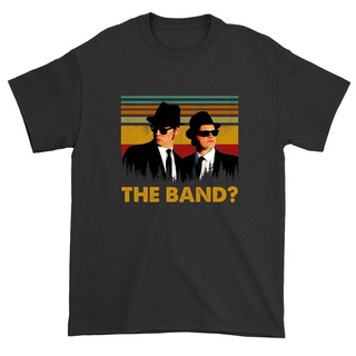 เสื้อยืด พิมพ์ลาย The Band Brothers สไตล์วินเทจ สีฟ้าS-5XL