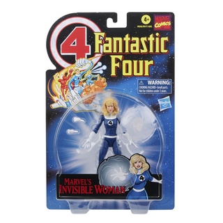 Hasbro Marvel Legends Series Retro Fantastic Four Invisible Woman 6-Inch Action Figure อินวิซิเบิล วูแมน ขนาด 6 นิ้ว