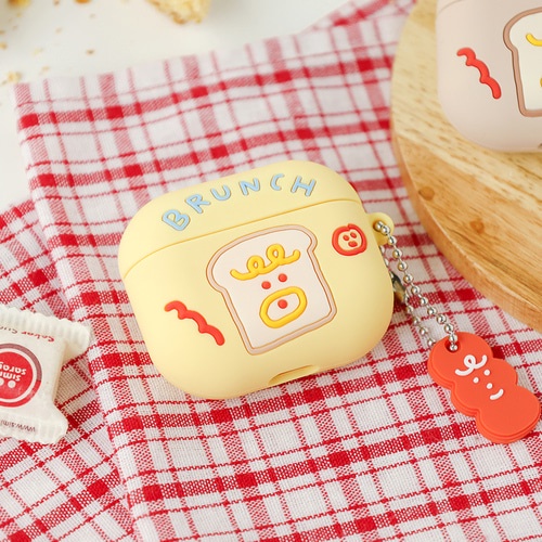 Brunch Brother Drawing Toast AirPods 3 Case เคสซิลิโคนแอร์พอดส์ 3 Romane ลิขสิทธิ์แท้