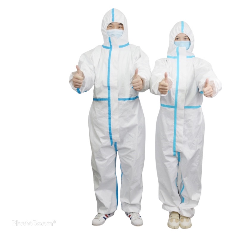 10ชุด PPE ตามมาตรฐาน อย.ให้ใช้ปฎิบัติการทางการแพทย์ คละไซส์ 170-185