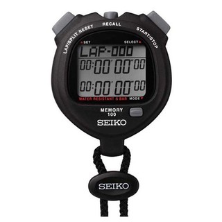 SEIKO STOPWATCH นาฬิกาจับเวลา สีดำ รุ่น S23601P,S23601P1