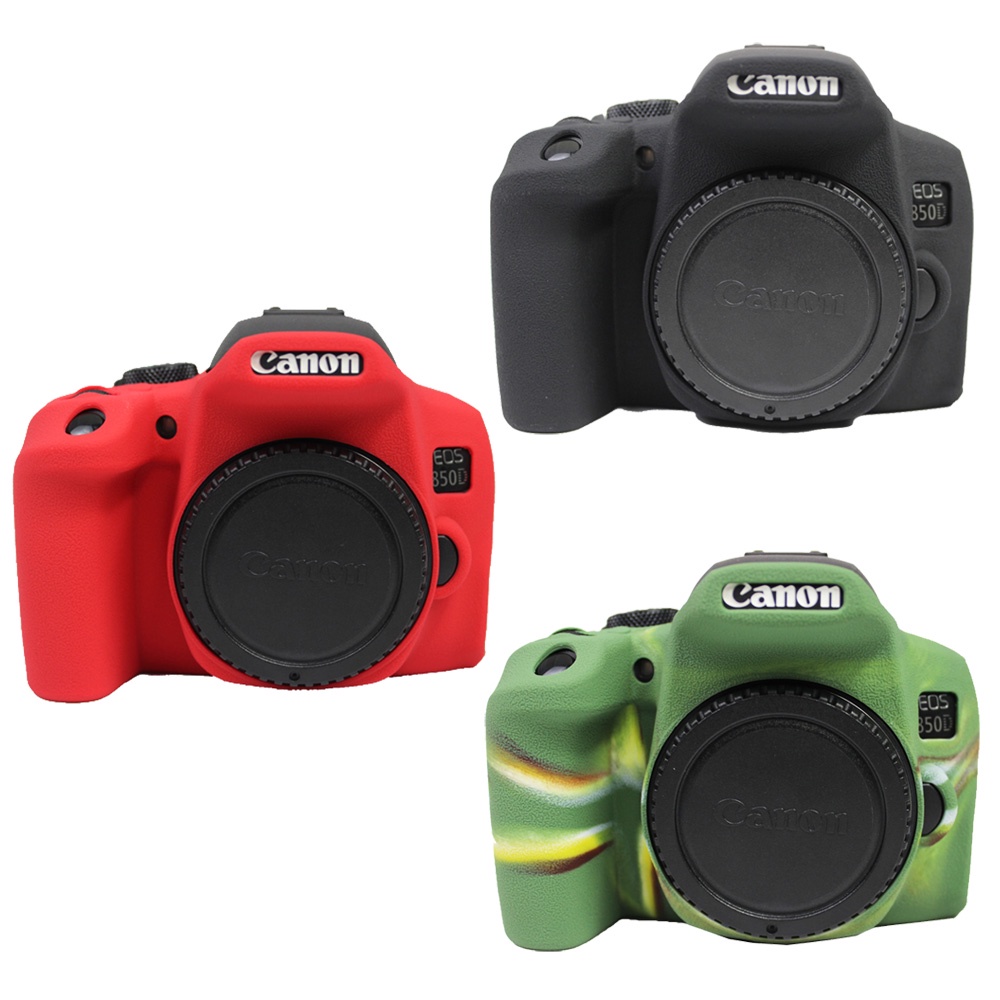 Textured Canon 850D เคสซิลิโคนยางกล้องสําหรับ Canon EOS 850D