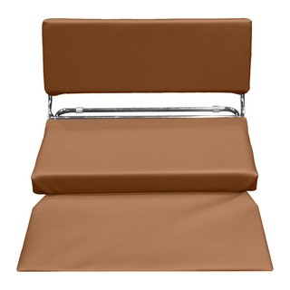 Cushion MED. CUSHION STEEL LEG 11X22 BROWN HLS Cushion cushion Home &amp; Furniture เบาะรองนั่ง เบาะอเนกประสงค์ HOME LIVING