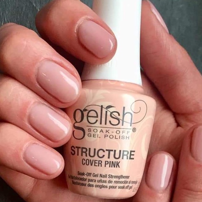 Gelish🇺🇲Structure gel 'Cover Pink' เจลสีชมพูทึบ เคลือบหรือต่อเล็บ ของแท้นำเข้าจากUSA พร้อมส่ง