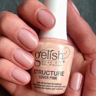 Structure gel Cover Pink เจลสีชมพูทึบ เคลือบหรือต่อเล็บ Gelish 🇺🇲ของแท้นำเข้าจากUSA.🇺🇲พร้อมส่ง