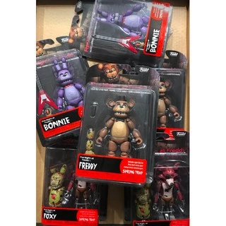 โมเดลฟิกเกอร์ PVC รูปหมี FNAF Freddy Bonnie Foxy Chica Fazbear Nightmare Fredbear Balloon Boy ของเล่นสําหรับเด็ก