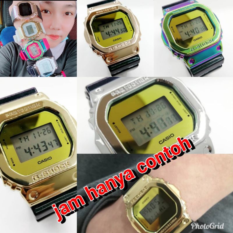 BEZEL STEEL G SHOCK SQUARE