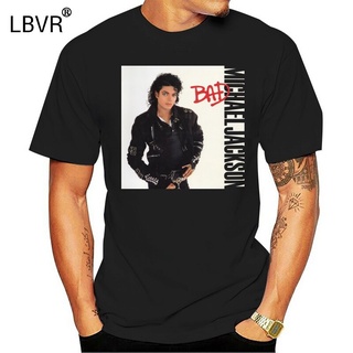 เสื้อยืด พิมพ์ลาย Michael Jackson BAD MerchandiseS-5XL