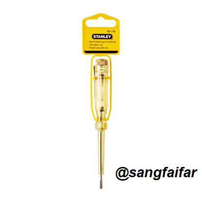 STANLEY ไขควงลองไฟ ไขควงวัดไฟ 100-500V รุ่น 66-119